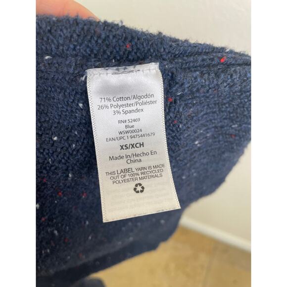 Womens Sweater XS Puffy Sleeves Speckled Cottage Folk Cabin Peasant Feminine - Picture 7 of 8